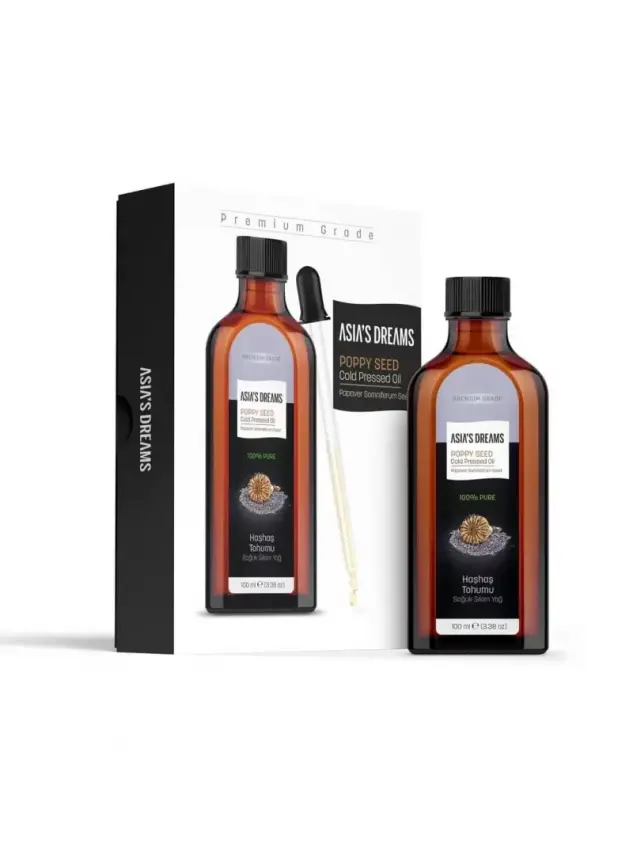 Asia's Dreams Haşhaş Tohumu Soğuk Sıkım Yağ 100ml - 2