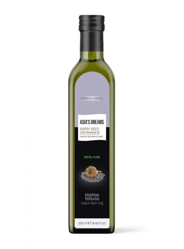 Asia's Dreams Haşhaş Tohumu Soğuk Sıkım Yağ 250ml - 1