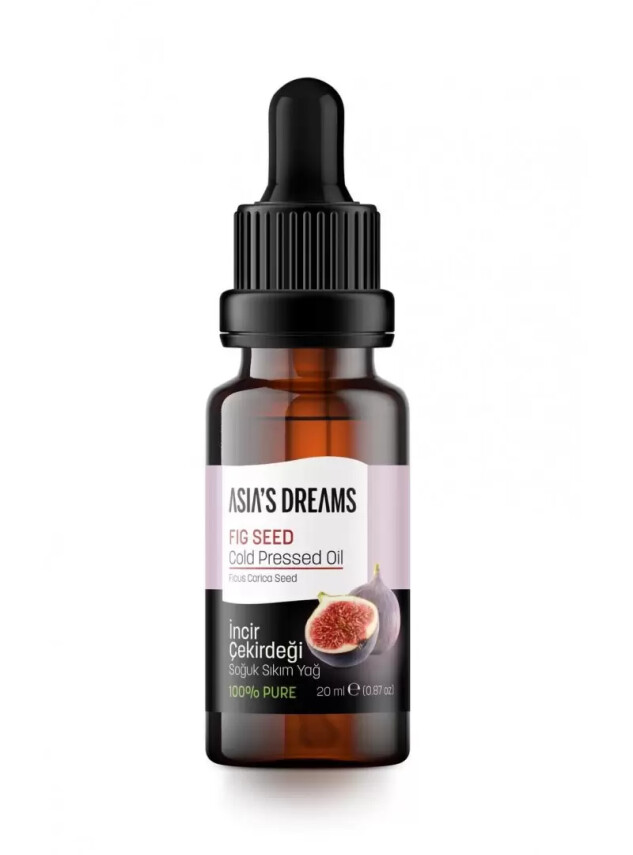 Asia's Dreams İncir Çekirdeği Soğuk Sıkım Yağ 20ml - Hoda Pharma