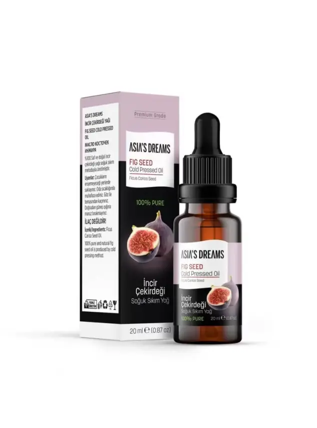 Asia's Dreams İncir Çekirdeği Soğuk Sıkım Yağ 20ml - 2