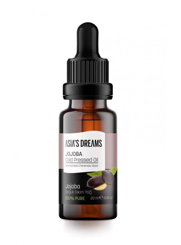 Asia's Dreams Jojoba Soğuk Sıkım Yağ 20ml - Hoda Pharma