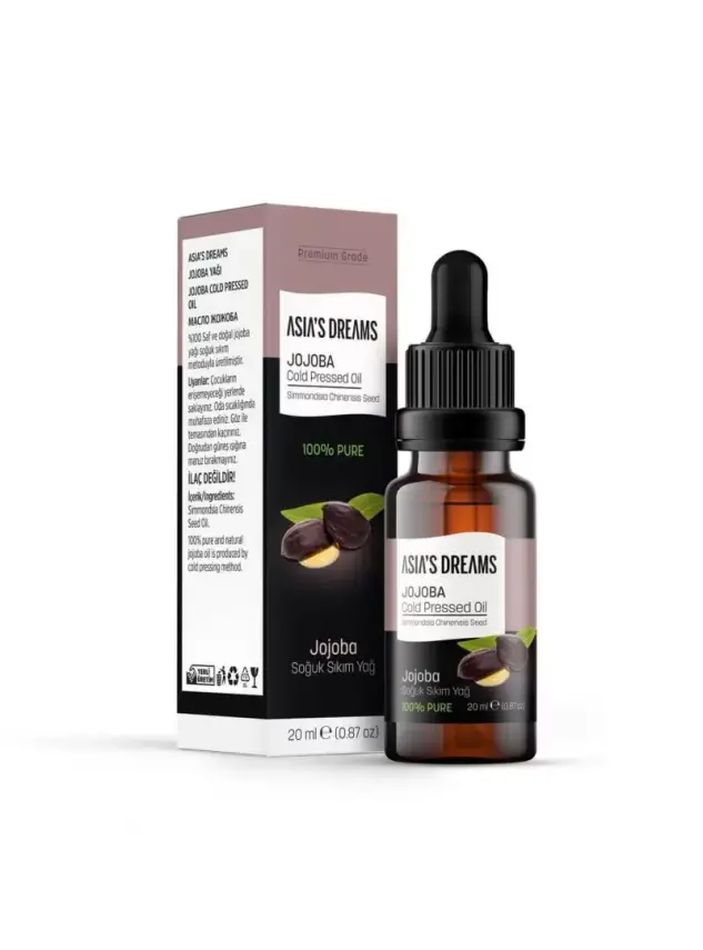 Asia's Dreams Jojoba Soğuk Sıkım Yağ 20ml - 2