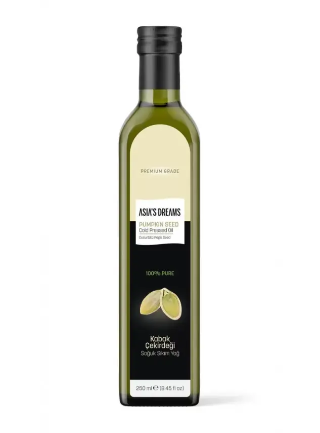 Asia's Dreams Kabak Çekirdeği Soğuk Sıkım Yağ 250ml - 1