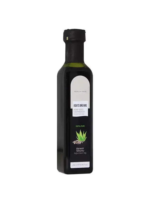 Asia's Dreams Kenevir Tohum Soğuk Sıkım Yağ 250ml - 1