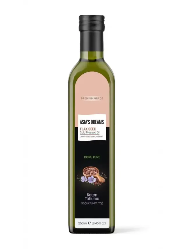 Asia's Dreams Keten Tohum Soğuk Sıkım Yağ 250ml - 1