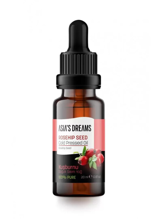 Asia's Dreams Kuşburnu Soğuk Sıkım Yağ 20ml - Hoda Pharma