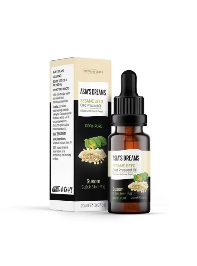 Asia's Dreams Susam Soğuk Sıkım Yağ 20ml - 2