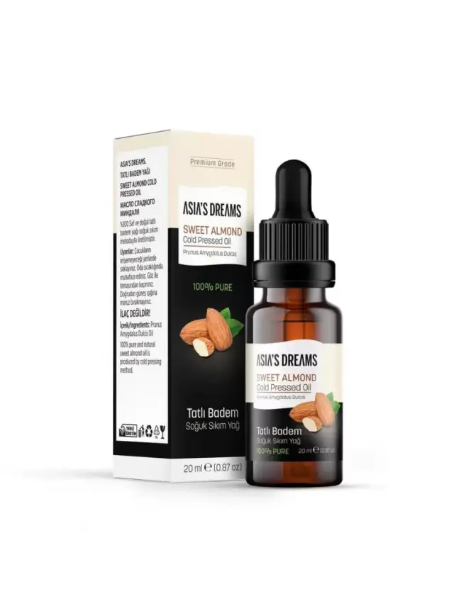Asia's Dreams Tatlı Badem Soğuk Sıkım Yağ 20ml - 2