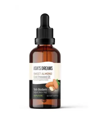 Asia's Dreams Tatlı Badem Soğuk Sıkım Yağ 50ml - 1