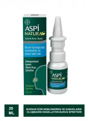 Aspi Natura İzotonik Burun Spreyi 20 ml - Bayer