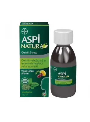 OUTLET - Aspi Natura Öksürük Şurubu 120 ml - Bayer