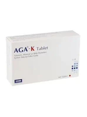 Assos AGA-K Takviye Edici Gıda 60 Tablet - Assos