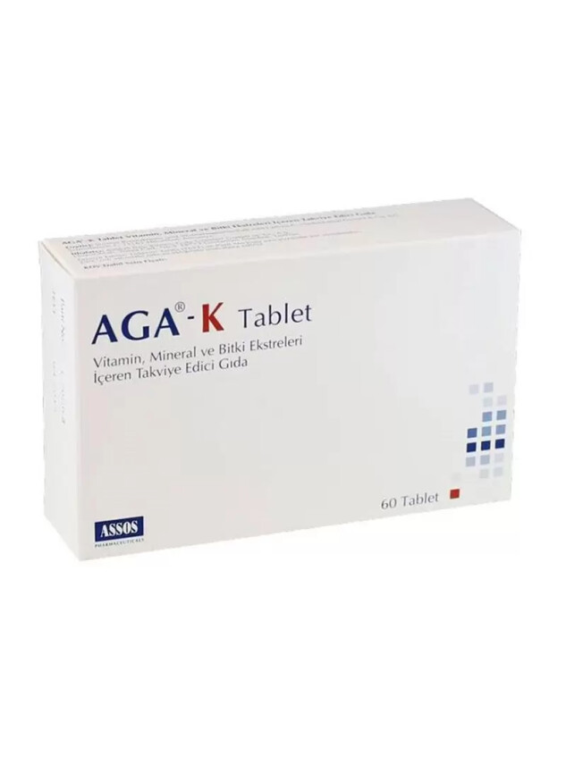 Assos AGA-K Takviye Edici Gıda 60 Tablet - Assos