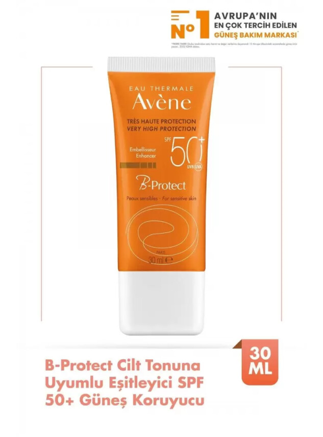 Avene B-Protect Cilt Tonuna Uyumlu Eşitleyici SPF 50+ Güneş Koruyucu 30 ml - Avene