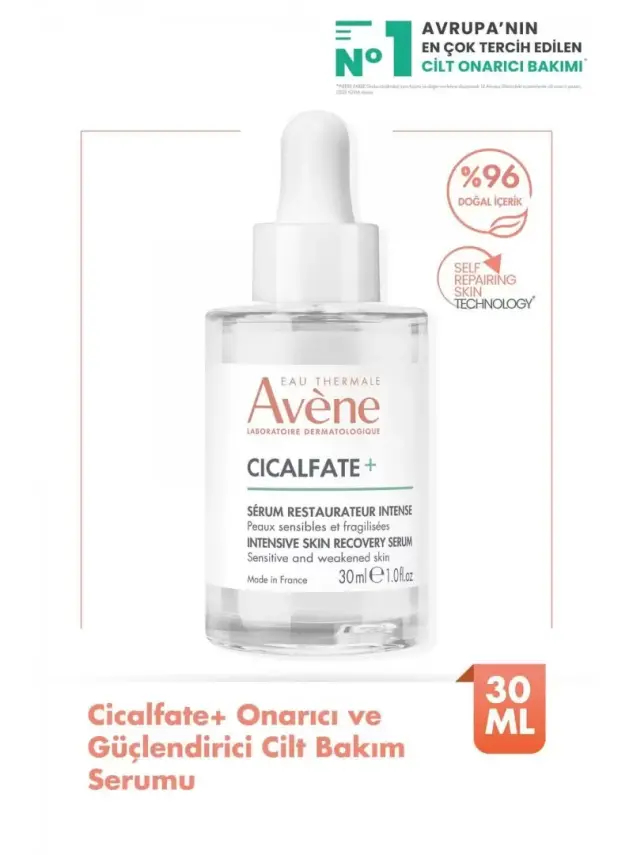 OUTLET - Avene Cicalfate+ Intensive Serum Onarıcı ve Güçlendirici Cilt Bakım Serumu 30 ml - 1