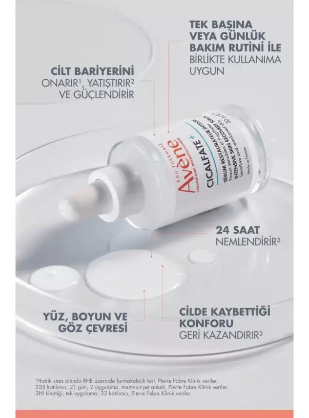Avene Cicalfate+ Intensive Serum Onarıcı ve Güçlendirici Cilt Bakım Serumu 30 ml - 3