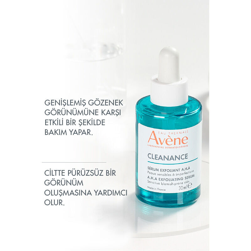 Avene Cleanance Peeling Etkili Laktik Asit ve Süksinik Asit İçeren Cilt Kusurları Karşıtı AHA Serum 30 ml - 5