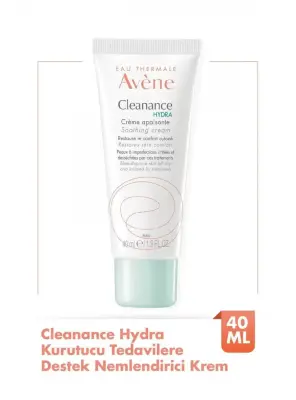 Avene Cleanance Hydra Yıpranmış ve Kurumuş Ciltler için Nemlendirici Krem 40 ml - Avene