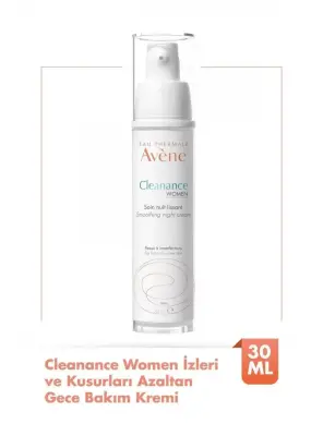 Avene Cleanance Women İzleri ve Kusurları Azaltan Gece Bakım Kremi 30 ml - Avene