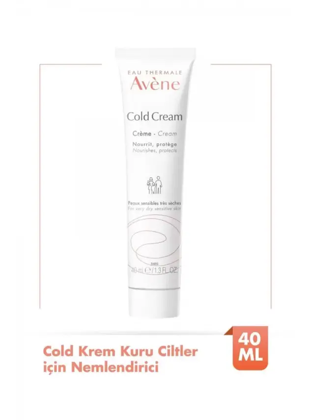 Outlet - Avene Cold Cream Kuru Ciltler için Nemlendirici 40 ml - 1