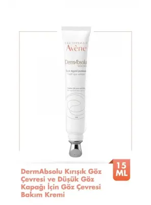 Avene DermAbsolu Kırışık Göz Çevresi ve Düşük Göz Kapağı İçin Göz Çevresi Bakım Kremi 15 ml - Avene