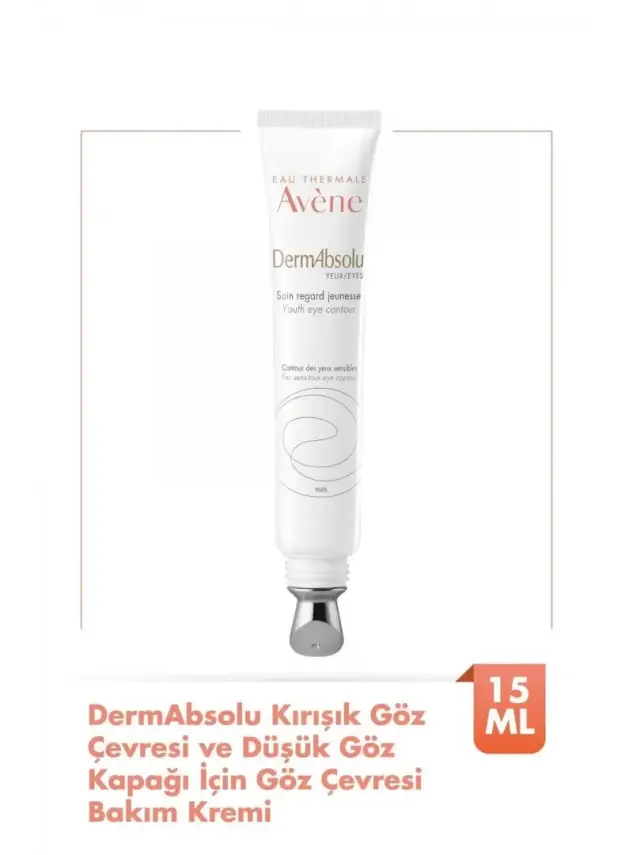 Avene DermAbsolu Kırışık Göz Çevresi ve Düşük Göz Kapağı İçin Göz Çevresi Bakım Kremi 15 ml - 1