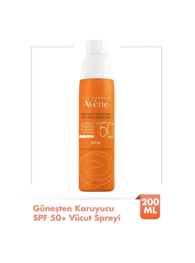 OUTLET - Avene Güneşten Koruyucu SPF 50+ Vücut Spreyi 200 ml - 1