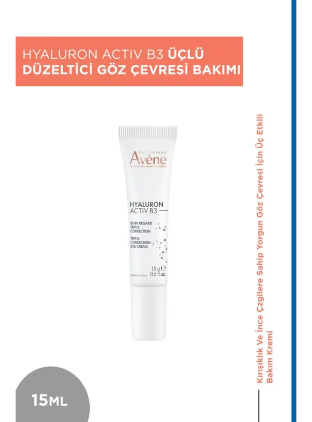 Avene Hyaluronik Asit ve Niasinamid İçerikli Üç Etkili Göz Çevresi Bakım Kremi 15 ml - 2