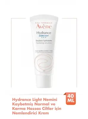 Avene Hydrance Light Hassas ve Karma Ciltler için Nemlendirici Emülsiyon 40 ml - Avene