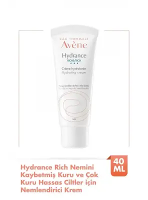 Avene Hydrance Rich Kuru Ciltler için Nemlendirici Krem 40 ml - Avene