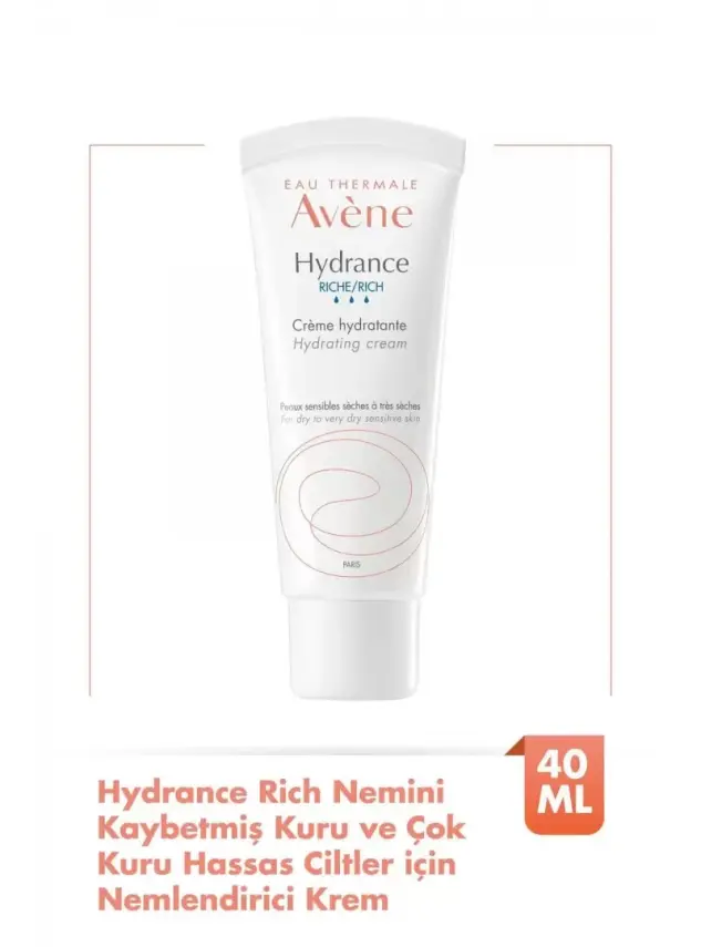 Avene Hydrance Rich Kuru Ciltler için Nemlendirici Krem 40 ml - 1
