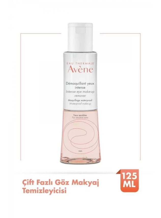 Avene Intense Eye Make-Up Remover Çift Fazlı Göz Makyaj Temizleyicisi 125 ml - Avene