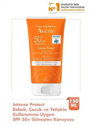 Avene İntense Protect Bebek, Çocuk ve Yetişkin Kullanımına Uygun SPF 50+Güneşten Koruyucu 150 ml - Avene