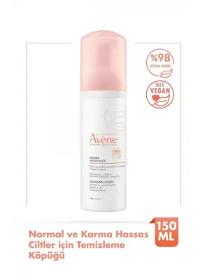 OUTLET - Avene Mousse Nettoyant Cleansing Foam 150 ml Temizleme Köpüğü - Avene
