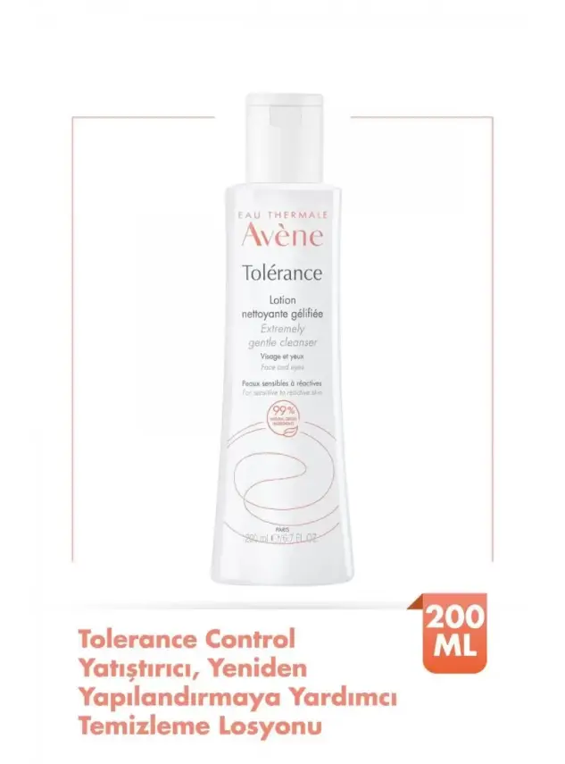 Avene Tolerance Control Lotion Yatıştırıcı, Yeniden Yapılandırmaya Yardımcı Temizleme Losyonu 200 ml - 1
