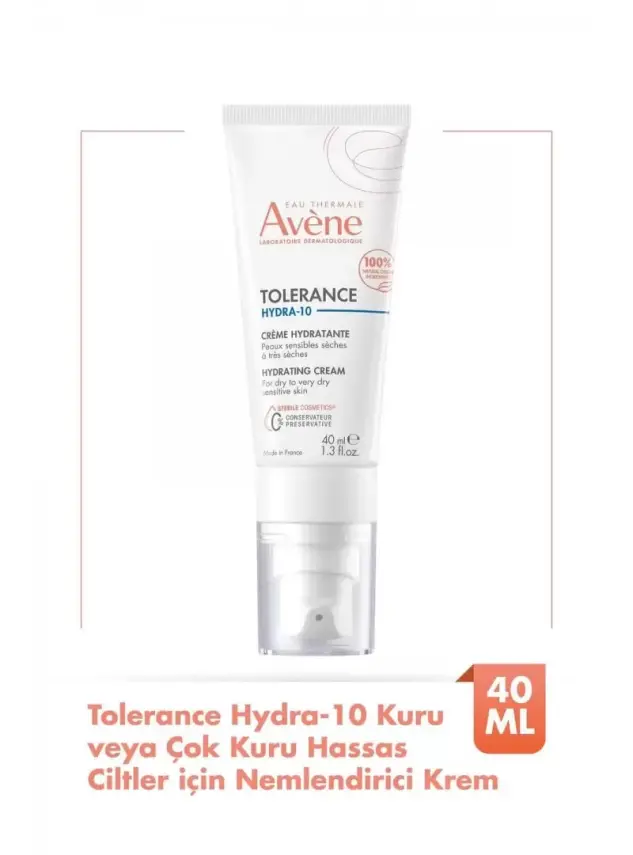 Avene Tolerance Hydra-10 Kuru veya Çok Kuru Hassas Citler için Nemlendirici Krem - 1