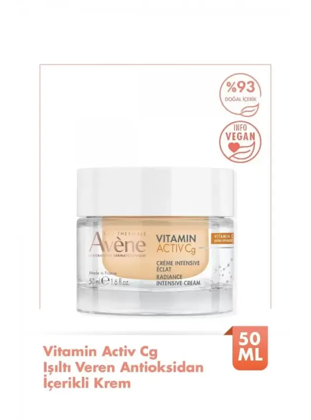 Avene Vitamin Activ Cg Radiance Işıltı Veren Antioksidan İçerikli Krem 50 ml - 1