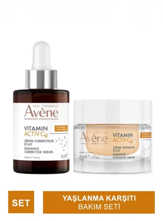 Avene Vitamin Activ CG Yaşlanma Karşıtı Bakım Seti - 1
