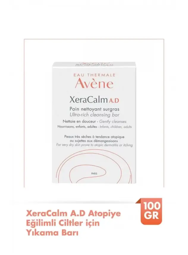 Avene XeraCalm A.D Ultra-Rich Atopiye Eğilimli Ciltler için Yıkama Sabunu 100 gr - 1
