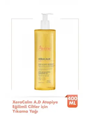 Avene XeraCalm A.D.Lipid-Replenishing Atopiye Eğilimli Ciltler için Yıkama Yağı 400 ml - Avene