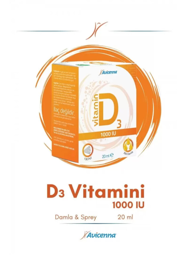 Avicenna D3 Vitamini 1000IU 20ml - Avicenna