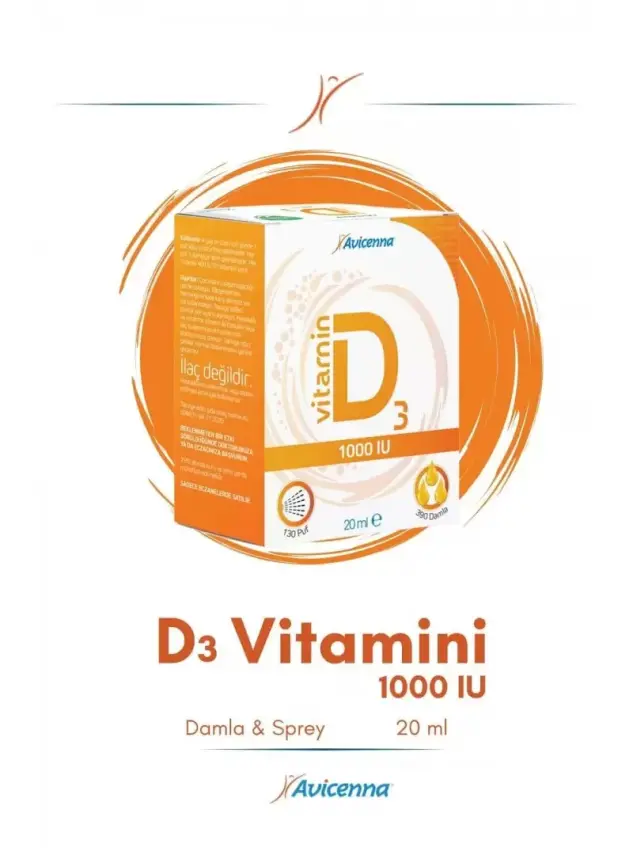 Avicenna D3 Vitamini 1000IU 20ml - 1