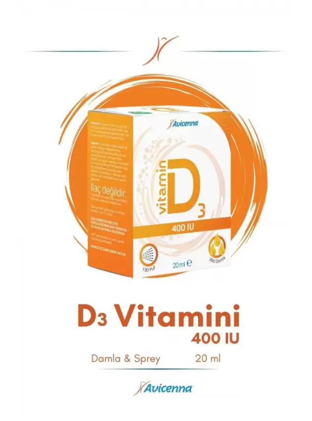 Avicenna D3 Vitamini 400IU 20ml - 1