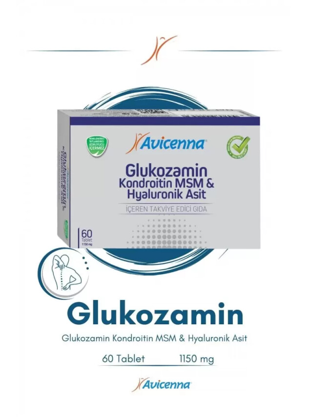 Avicenna Glukozamin & Kondroitin & MSM & Hyaluronik Asit 60 Tablet - Avicenna