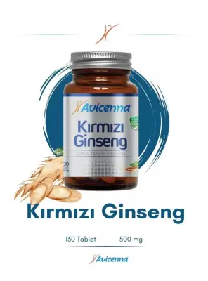 Avicenna Kırmızı Ginseng 500mg 130 Tablet - 1