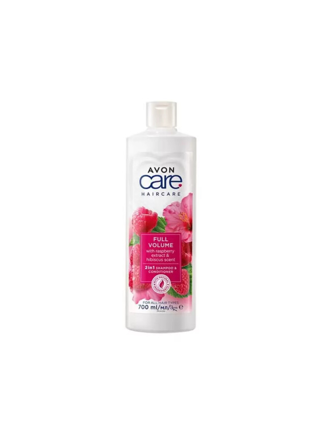 Avon Care Ahududu ve Hibiskus Özleri 2'si 1 Arada Şampuan ve Saç Kremi 700 ml - Avon