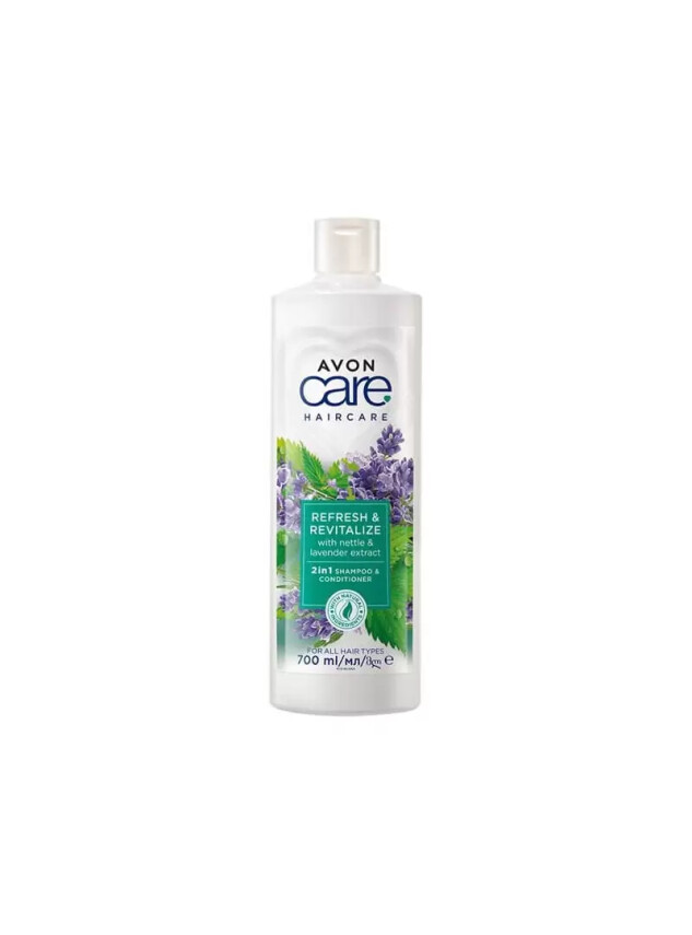 Avon Care Isırgan Otu ve Lavanta Özleri 2'si 1 Arada Şampuan ve Saç Kremi 700 ml - Avon