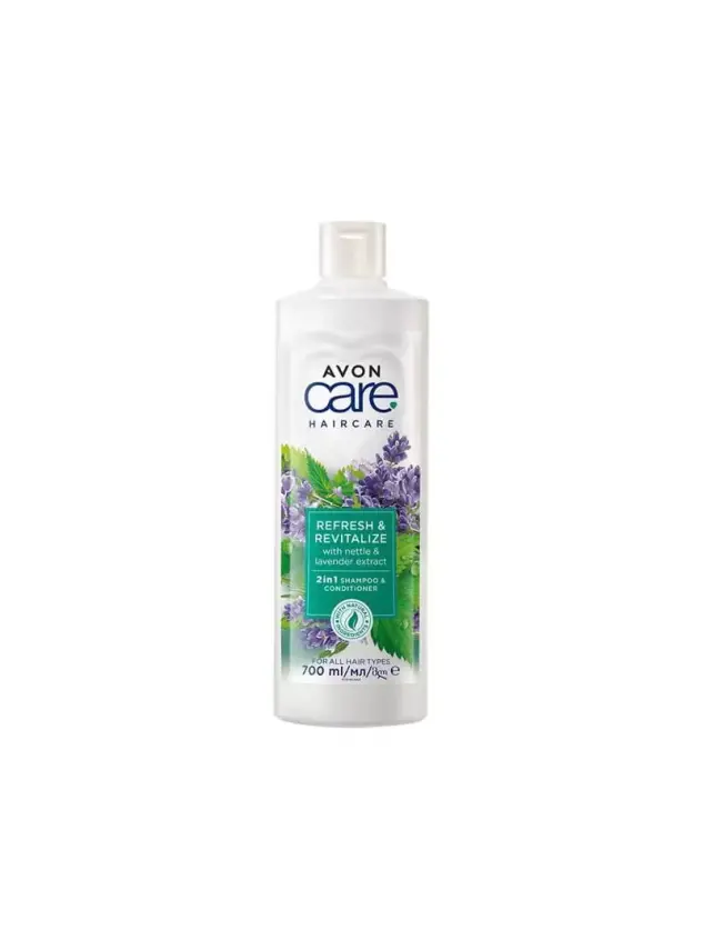 Avon Care Isırgan Otu ve Lavanta Özleri 2'si 1 Arada Şampuan ve Saç Kremi 700 ml - 1