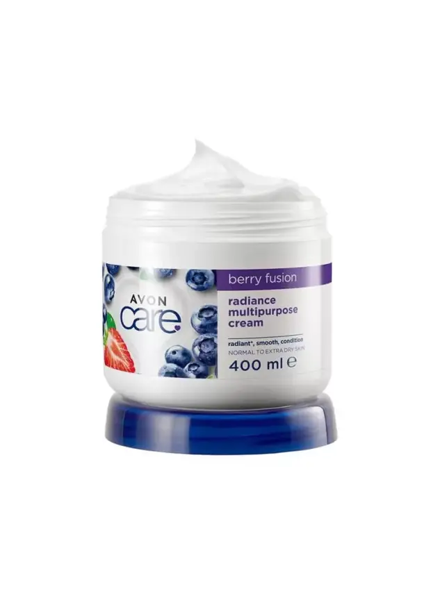 Avon Care Yaban Mersini ve Çilek Özlü El, Yüz ve Vücut Kremi 400ml - 1