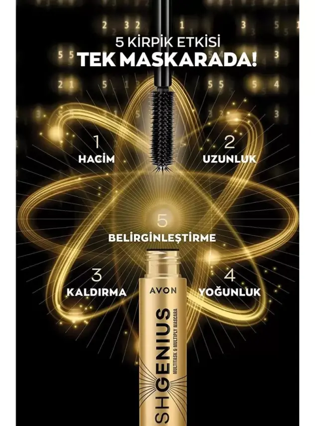 Avon Kiss Me Ultra Mat Ruj Marvellous Mocha ve Genius Maskara Hediye Paketi - 2